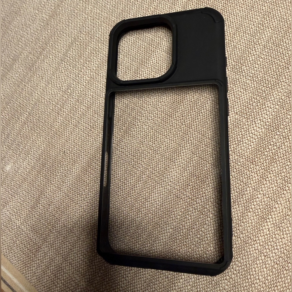 Black iPhone 16 Pro Showcased Trading Card Phone Case